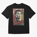 Cristiano Vintage Warned Japanese Poster Oversized T-Shirt Celebrate FIFA World Cup 2026 USA Canada Mexico Connected to Haaland and Mbappe, Brazil, Portugal and Argentina Energy, Fan Favorite Moments, National Team Passion, Big Match Drama and