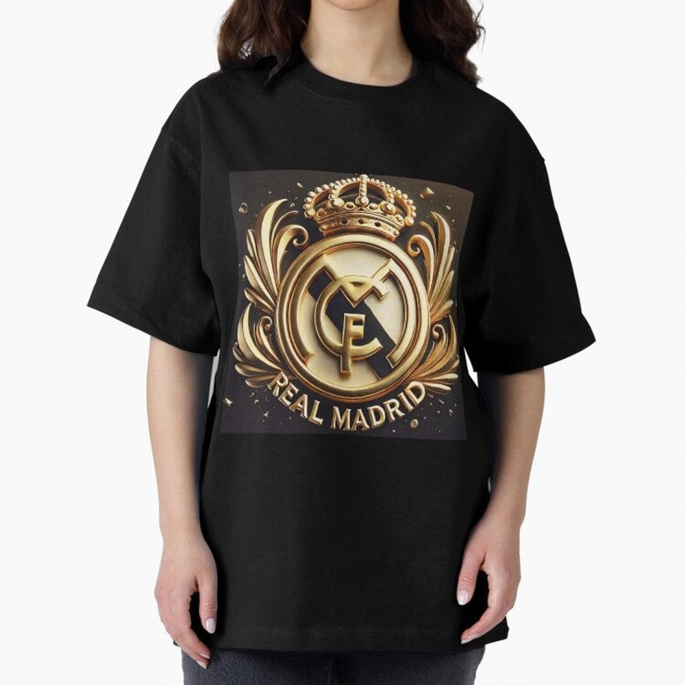 Madridistas Oversized T-Shirt Fuel FIFA World Cup 2026 Group Stage for Fans of Cristiano Ronaldo and Brazil, Bringing Game Day Rituals, Football Legends, Country Pride and the Road to the Final; Ideal for Football Dads, Football Moms, Friends,