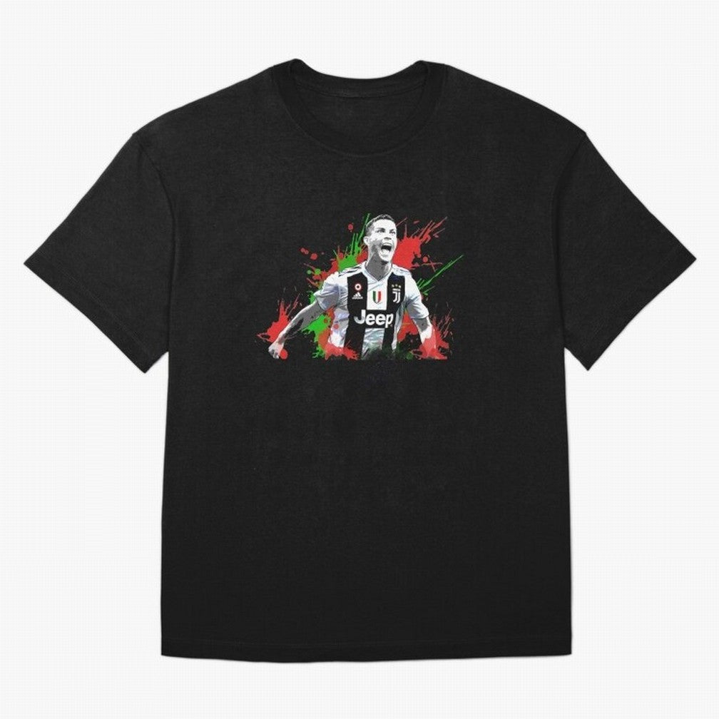Cristiano Ronaldo Oversized T-Shirt Back Your Heroes with Global Football Passion for FIFA World Cup 2026 USA Canada Mexico, Driven by Mbappe, England, France and Netherlands, Football Festival Excitement, Trophy Ambitions, Country Rivalries and