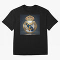 Figuras Madridistas Oversized T-Shirt Honor Champions and Dreams in the FIFA World Cup 2026 Journey through Cristiano Ronaldo Highlights, Brazil Pride, Goal Celebration Energy, Supporter Heritage, Football Icons and Worldwide Tournament Joy; Made