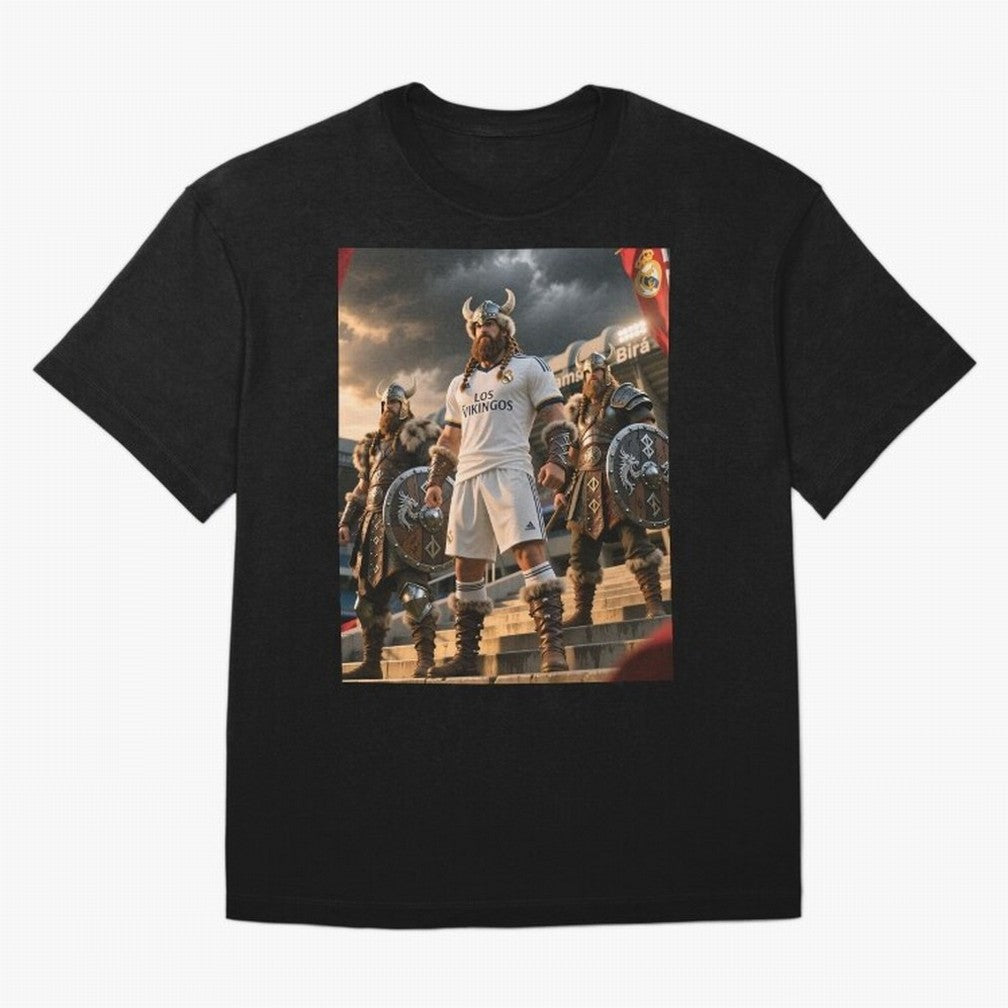Los Vikingos del Bernab¨¦u Oversized T-Shirt Make Your Look Match FIFA World Cup 2026 Made for Cristiano Ronaldo, Haaland and CR7, France and Portugal Energy, Classic Soccer Heritage, Championship Pressure, Fan Loyalty and International Pride;