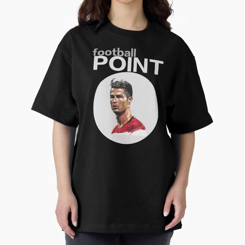 football POINT Oversized T-Shirt Make Every Match About FIFA World Cup 2026 USA Canada Mexico for Fans of Neymar and Argentina, France and Brazil, Bringing Game Day Rituals, Football Legends, Country Pride and the Road to the Final; Great for