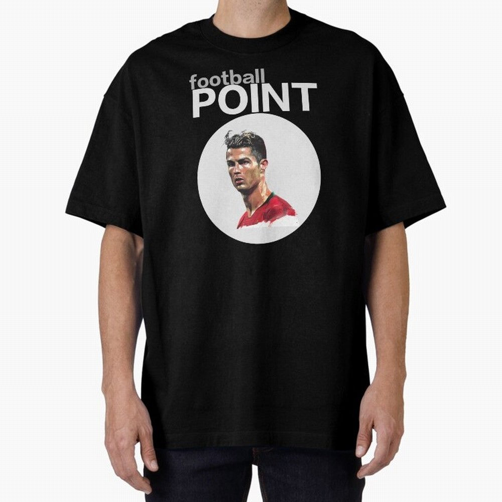 football POINT Oversized T-Shirt Make Every Match About FIFA World Cup 2026 USA Canada Mexico for Fans of Neymar and Argentina, France and Brazil, Bringing Game Day Rituals, Football Legends, Country Pride and the Road to the Final; Great for