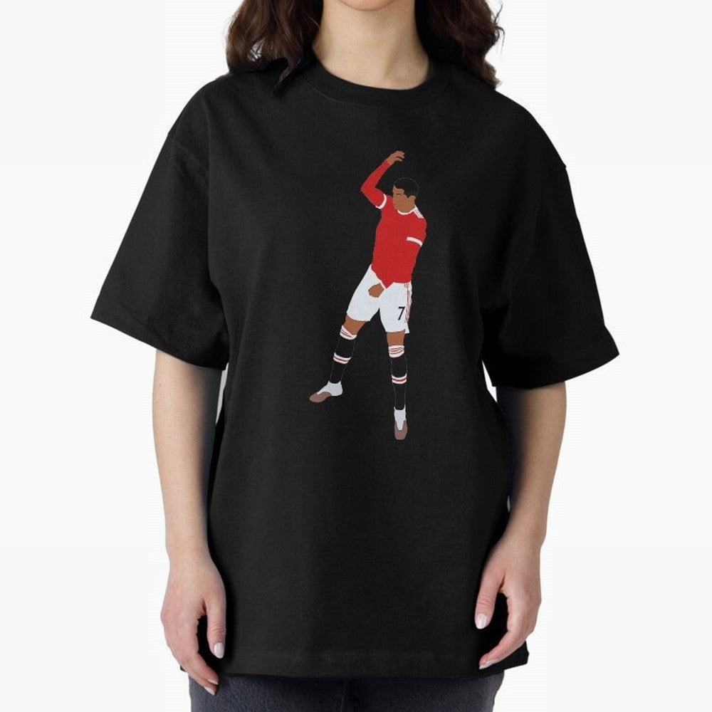 Cristiano Ronaldo Oversized T-Shirt Follow the FIFA World Cup 2026 USA Canada Mexico Journey through Cristiano Ronaldo, Haaland and CR7 Highlights, Spain and Netherlands Pride, Champion Mindset, Group Stage Buzz, Knockout Tension and Passionate Fan