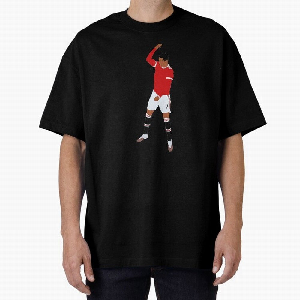 Cristiano Ronaldo Oversized T-Shirt Follow the FIFA World Cup 2026 USA Canada Mexico Journey through Cristiano Ronaldo, Haaland and CR7 Highlights, Spain and Netherlands Pride, Champion Mindset, Group Stage Buzz, Knockout Tension and Passionate Fan