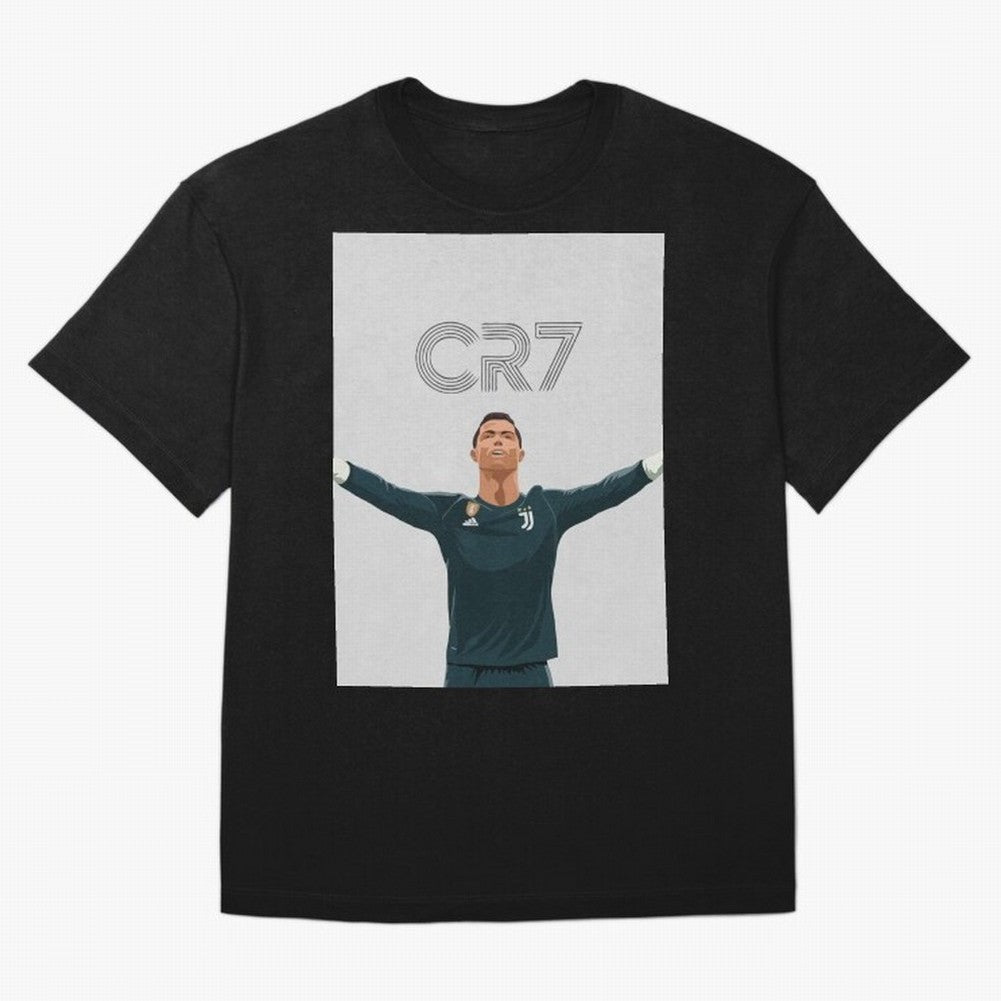 Cristiano Ronaldo CR7 Juventus T-shirt Design Oversized T-Shirt Support the Legends of FIFA World Cup 2026 Group Stage Spirit, Inspired by France, CR7 and Messi, Champion Mindset, Group Stage Buzz, Knockout Tension and Passionate Fan Culture; Great