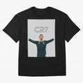 Cristiano Ronaldo CR7 Juventus T-shirt Design Oversized T-Shirt Support the Legends of FIFA World Cup 2026 Group Stage Spirit, Inspired by France, CR7 and Messi, Champion Mindset, Group Stage Buzz, Knockout Tension and Passionate Fan Culture; Great
