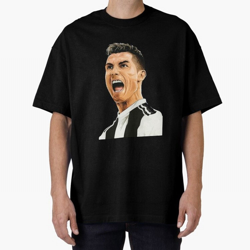 Cristiano Ronaldo Cristiano Ronaldo CR7 Oversized T-Shirt Elevate the FIFA World Cup 2026 Group Stage Journey through Messi, Neymar and Mbappe Highlights, Argentina Pride, Retro Football Energy, Iconic Rivalries, Trophy Chase Drama and Stadium