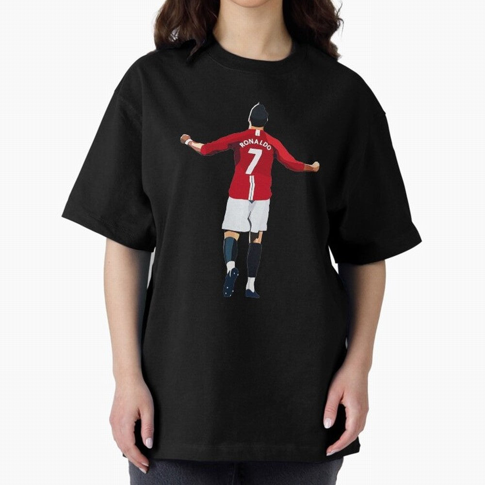 Cristiano Ronaldo Oversized T-Shirt Get Ready for FIFA World Cup 2026 USA Canada Mexico Spirit, with England and Germany, Neymar, Haaland and Cristiano Ronaldo, Retro Football Energy, Iconic Rivalries, Trophy Chase Drama and Stadium Atmosphere;