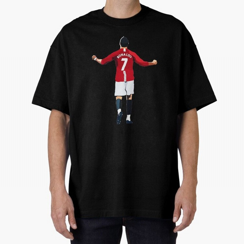 Cristiano Ronaldo Oversized T-Shirt Get Ready for FIFA World Cup 2026 USA Canada Mexico Spirit, with England and Germany, Neymar, Haaland and Cristiano Ronaldo, Retro Football Energy, Iconic Rivalries, Trophy Chase Drama and Stadium Atmosphere;