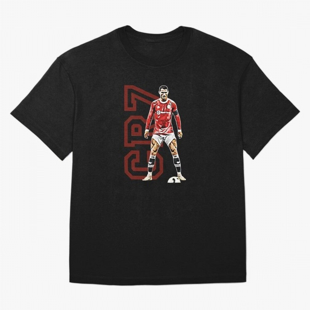 Cr7 Oversized T-Shirt Share the Excitement of FIFA World Cup 2026 USA Canada Mexico Spirit, Built around England and Germany, Cristiano Ronaldo, Goal Celebration Energy, Supporter Heritage, Football Icons and Worldwide Tournament Joy; Made for
