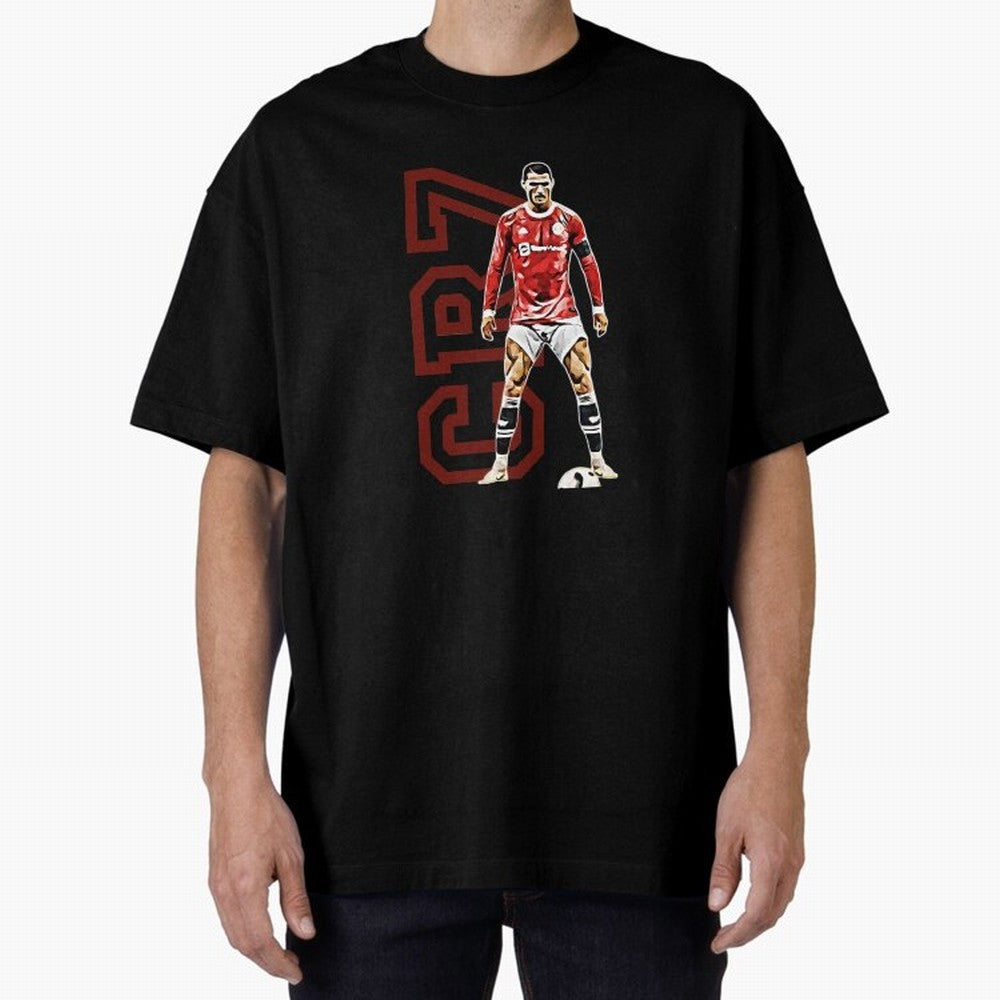 Cr7 Oversized T-Shirt Share the Excitement of FIFA World Cup 2026 USA Canada Mexico Spirit, Built around England and Germany, Cristiano Ronaldo, Goal Celebration Energy, Supporter Heritage, Football Icons and Worldwide Tournament Joy; Made for