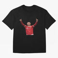 Crisitano Ronaldo Manchester United Oversized T-Shirt Represent Football Lovers during the FIFA World Cup 2026 Group Stage Journey through CR7 Highlights, England Pride, Retro Football Energy, Iconic Rivalries, Trophy Chase Drama and Stadium