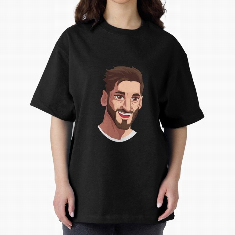Cristiano Ronaldo Vetor Art Graphics Design Oversized T-Shirt Unlock FIFA World Cup 2026 Group Stage for Fans of Messi, Neymar and Mbappe and Argentina, Bringing Tournament Hype, Historic Matchups, Family Viewing Parties and Global Sports Pride;