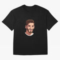 Cristiano Ronaldo Vetor Art Graphics Design Oversized T-Shirt Unlock FIFA World Cup 2026 Group Stage for Fans of Messi, Neymar and Mbappe and Argentina, Bringing Tournament Hype, Historic Matchups, Family Viewing Parties and Global Sports Pride;
