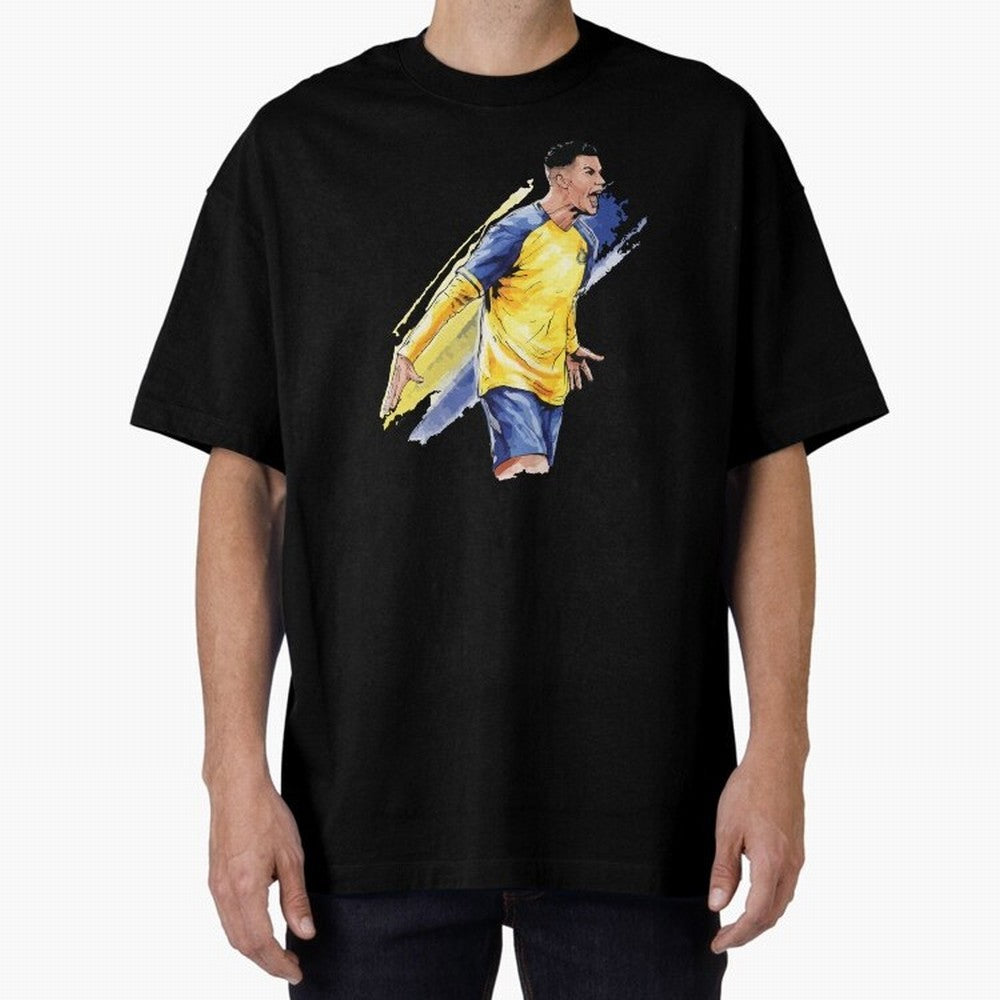 Ronaldo Al-Nassr 2022 Oversized T-Shirt Remember Match Day Hype around FIFA World Cup 2026, Neymar, Haaland and Cristiano Ronaldo, England and Germany, Worldwide Fan Energy, Dramatic Goals, Stadium Lights and Championship Celebrations; Great for