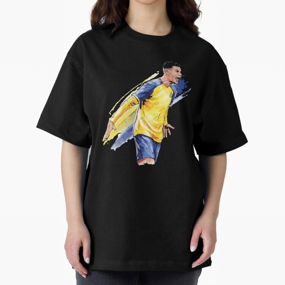 Ronaldo Al-Nassr 2022 Oversized T-Shirt Remember Match Day Hype around FIFA World Cup 2026, Neymar, Haaland and Cristiano Ronaldo, England and Germany, Worldwide Fan Energy, Dramatic Goals, Stadium Lights and Championship Celebrations; Great for