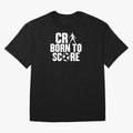 Cr7 Born To Score Oversized T-Shirt Stand with FIFA World Cup 2026 USA Canada Mexico for Fans of Messi, CR7 and Mbappe and England, France and Netherlands, Bringing Match Day Excitement, Supporter Culture, Golden Goals and Global Football Passion;