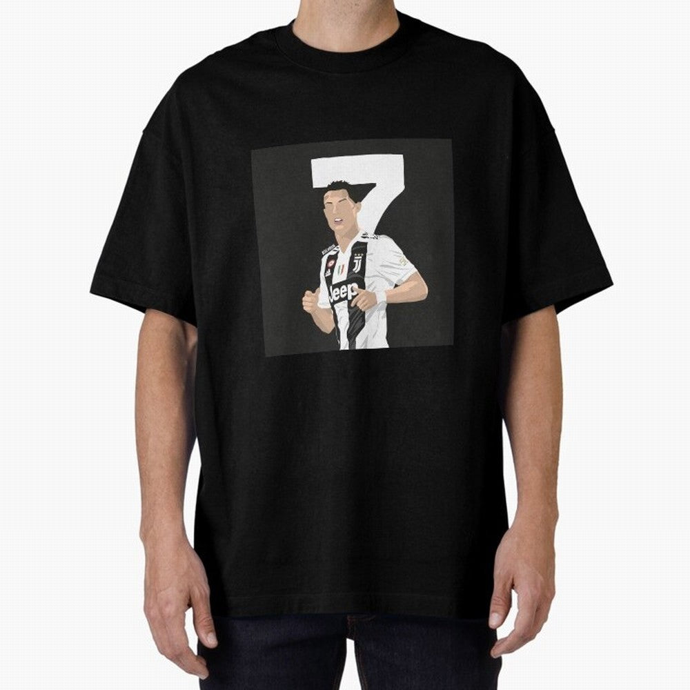 Cristiano Ronaldo Oversized T-Shirt Make Memories around Match Day Hype around FIFA World Cup 2026 USA Canada Mexico, Mbappe, Argentina and Brazil, Global Supporter Spirit, Legendary Goals, National Colors and Tournament Celebration; Built for
