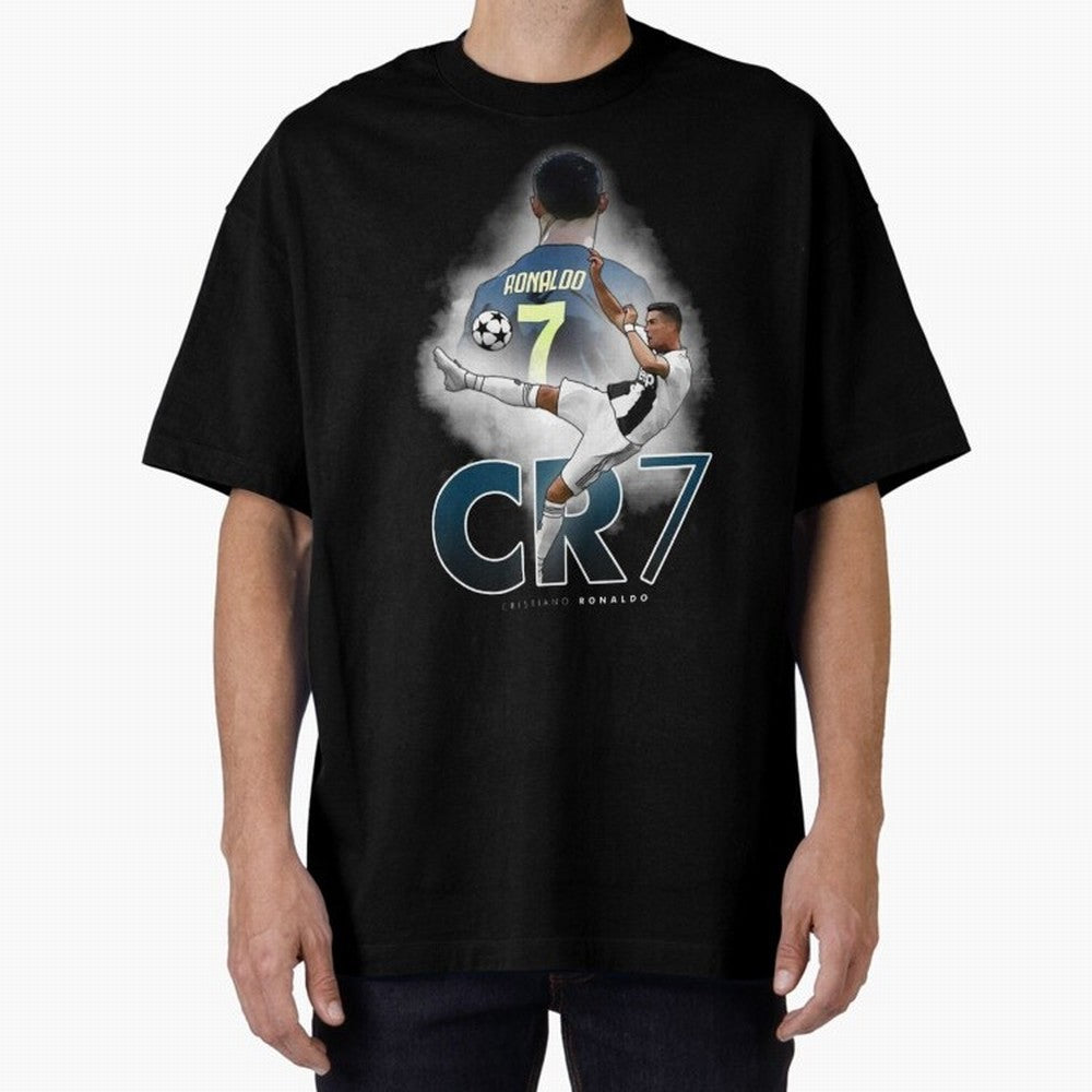 CR7 Oversized T-Shirt Honor Champions and Dreams in FIFA World Cup 2026 USA Canada Mexico Spirit, Filled with England and Germany, Haaland and Mbappe, Soccer Culture, Superstar Moments, National Team Dreams and Competitive Fire; Ideal for