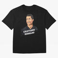 Cristiano Ronaldo Portrait Oversized T-Shirt Join the Global Buzz around the FIFA World Cup 2026 Journey through Neymar Highlights, France Pride, Football Passion, Legendary Performances, Festival Vibes and Supporter Community; Perfect for Fans,