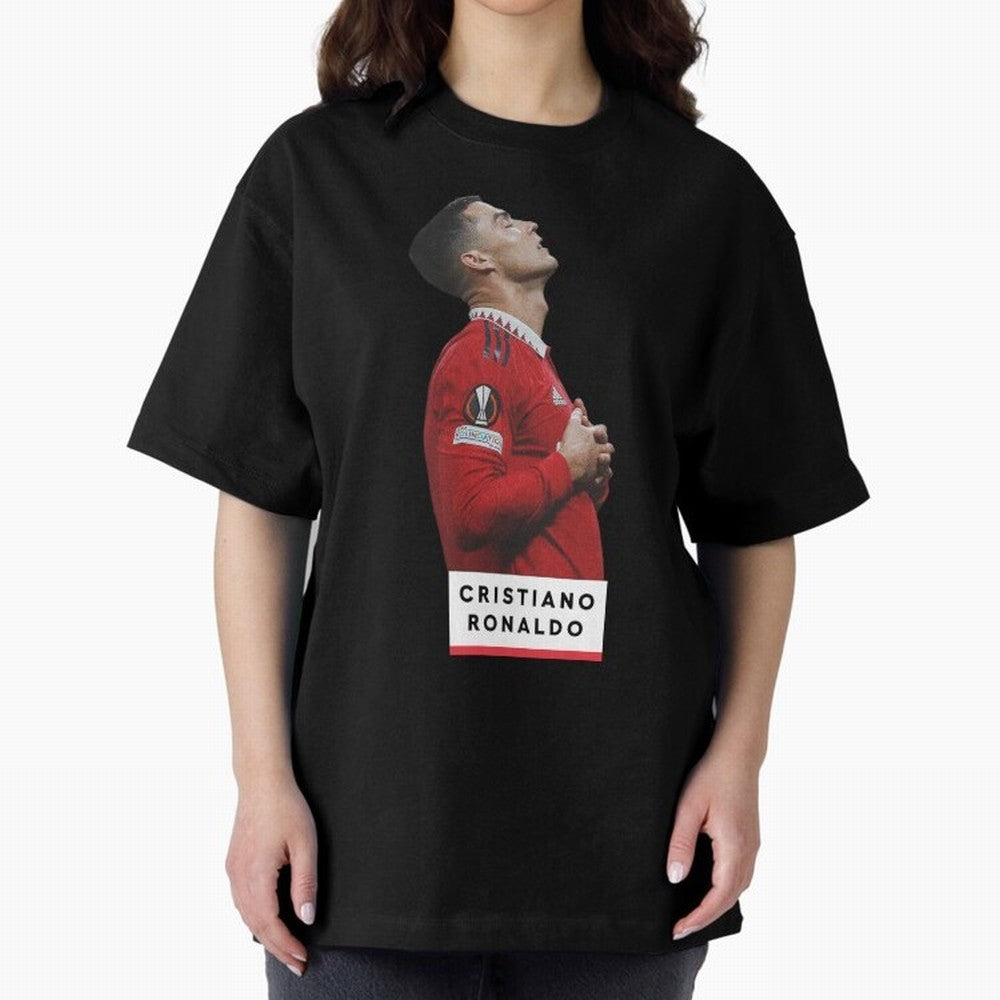 New Celebration Ronaldo Oversized T-Shirt Treasure Match Day Hype around FIFA World Cup 2026, Cristiano Ronaldo, Haaland and CR7, Argentina and Brazil, Football Passion, Legendary Performances, Festival Vibes and Supporter Community; Created for