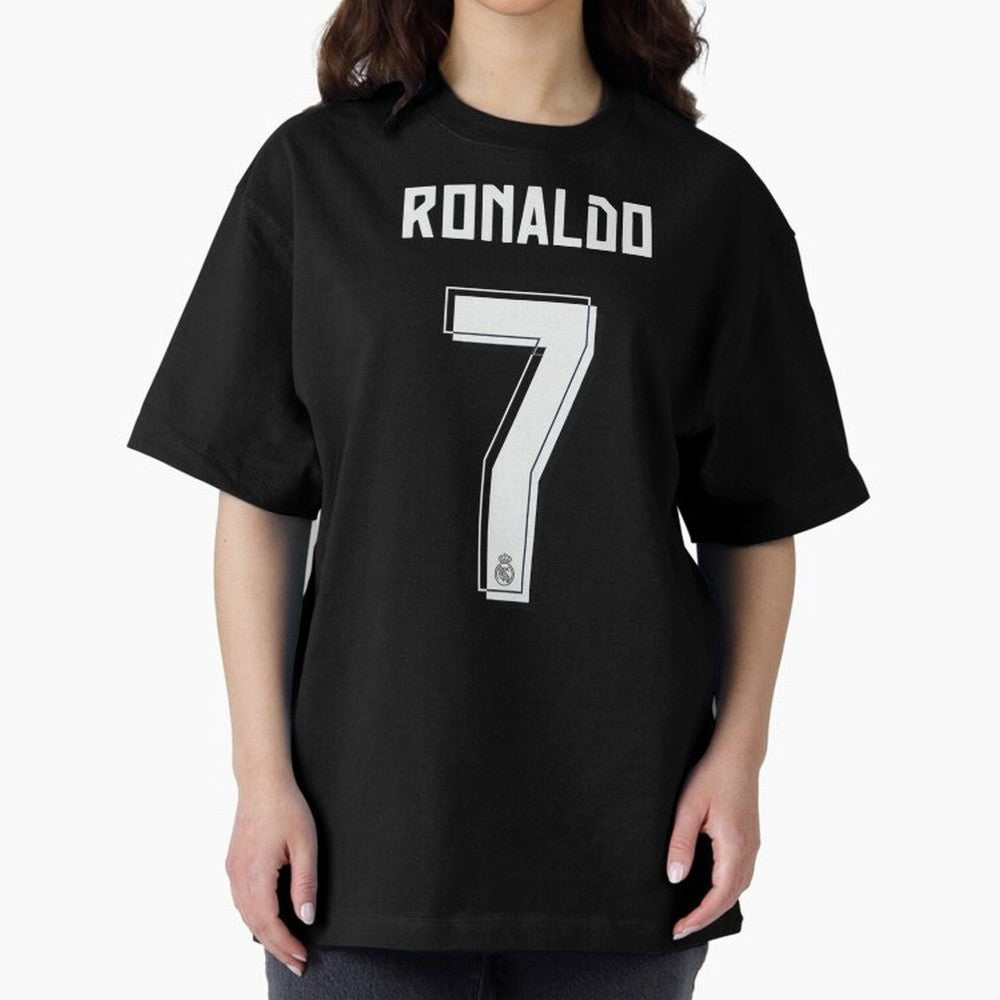 CR7, Cristiano Ronaldo, Cristiano, Ronaldo, oro, portugal, 7, number, dorsal Oversized T-Shirt Relive Legendary Nights from Global Football Passion for FIFA World Cup 2026 USA Canada Mexico, Connected to CR7, England, France and Netherlands, Global