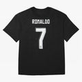 CR7, Cristiano Ronaldo, Cristiano, Ronaldo, oro, portugal, 7, number, dorsal Oversized T-Shirt Relive Legendary Nights from Global Football Passion for FIFA World Cup 2026 USA Canada Mexico, Connected to CR7, England, France and Netherlands, Global