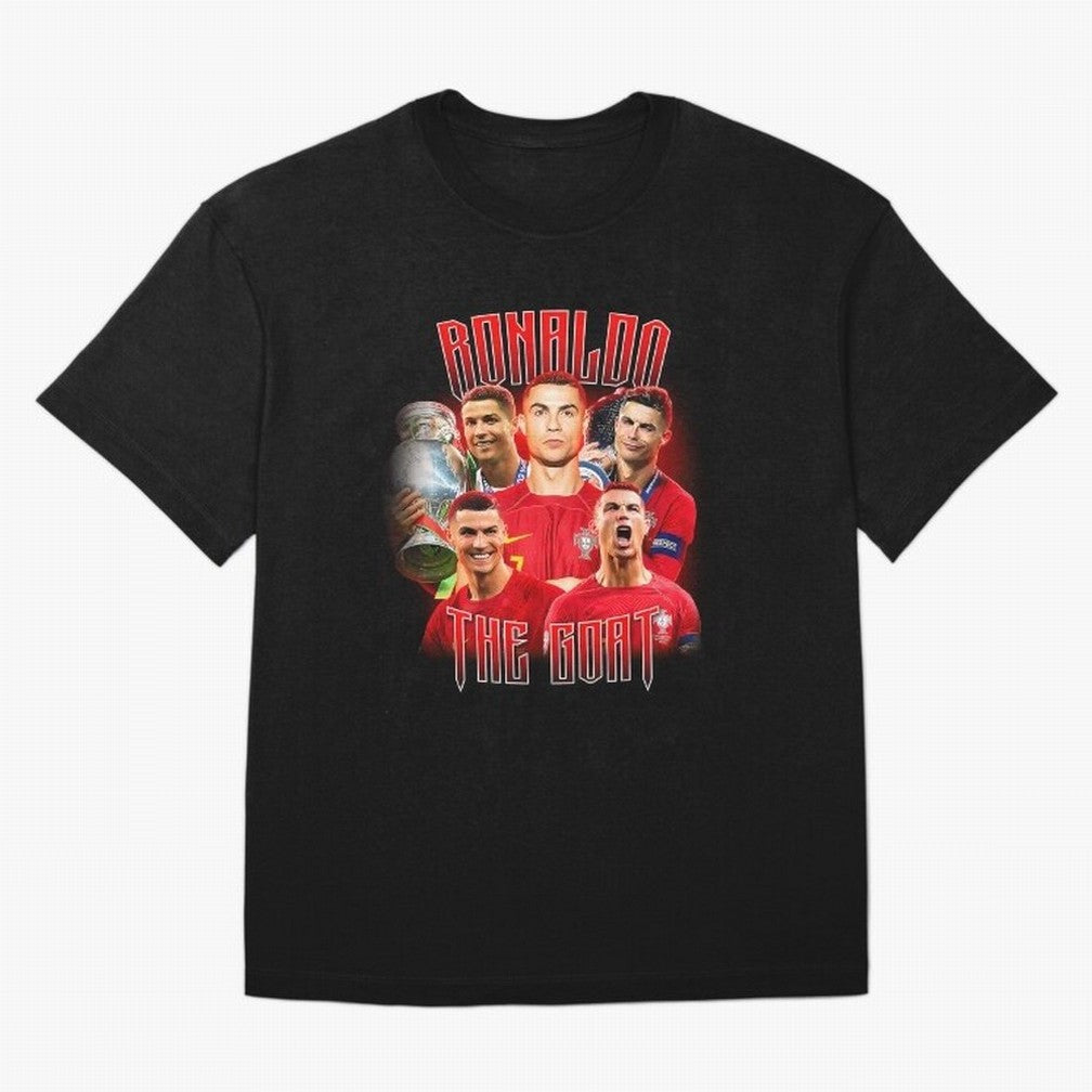 Cristiano Ronaldo The Goat Bootleg Oversized T-Shirt Showcase FIFA World Cup 2026 Group Stage Spirit, Featuring Netherlands, Cristiano Ronaldo, Stadium Memories, Football Loyalty, International Chants and Championship Tradition; Perfect for People