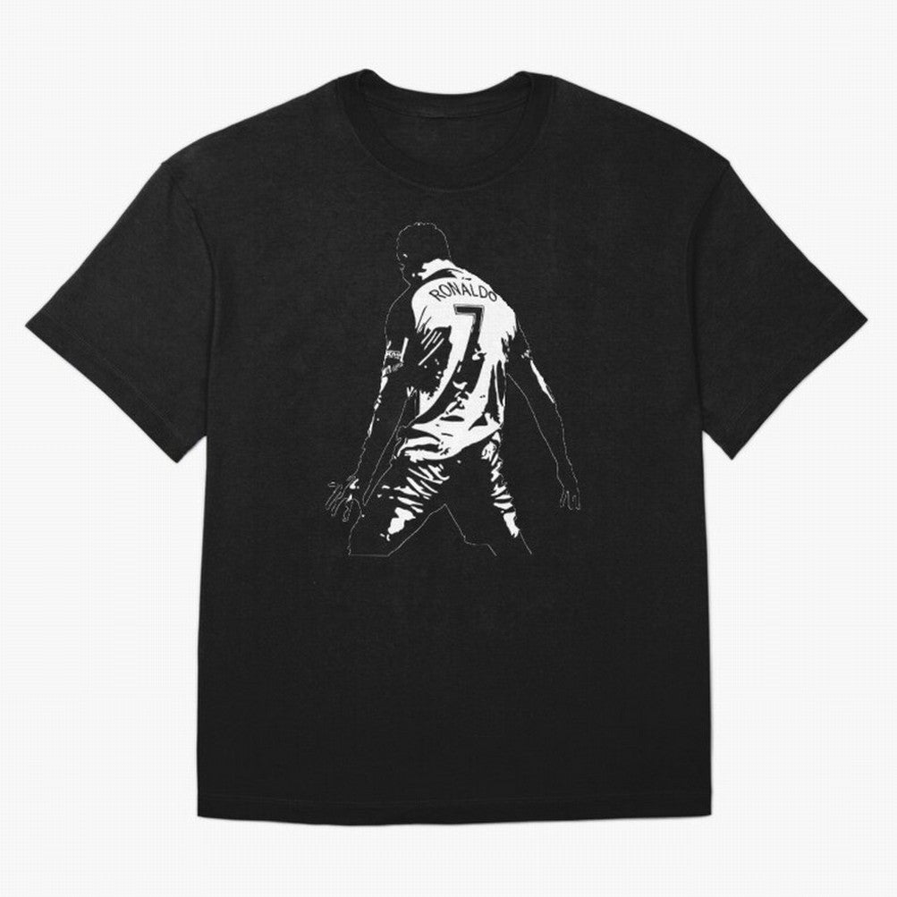 CRISTIANO RONALDO Oversized T-Shirt Support Iconic Players in Match Day Hype around FIFA World Cup 2026, Haaland, Portugal, Football Festival Excitement, Trophy Ambitions, Country Rivalries and Star Player Buzz; Perfect for People Who Love
