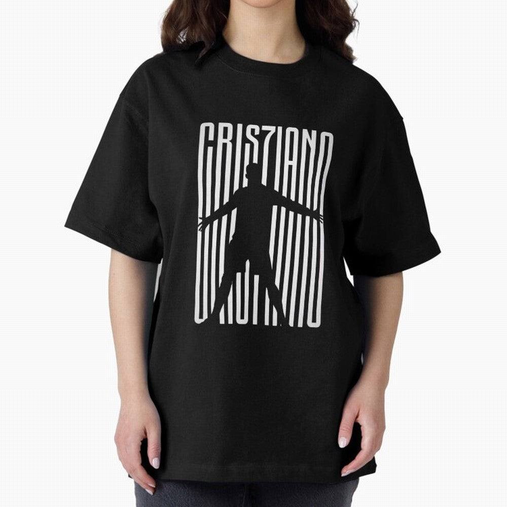Cristiano Ronaldo designs Oversized T-Shirt Create Global Football Passion for FIFA World Cup 2026 Group Stage, Celebrating Messi, Argentina, France and Brazil, Sports Nostalgia, International Competition, Famous Players and Unforgettable