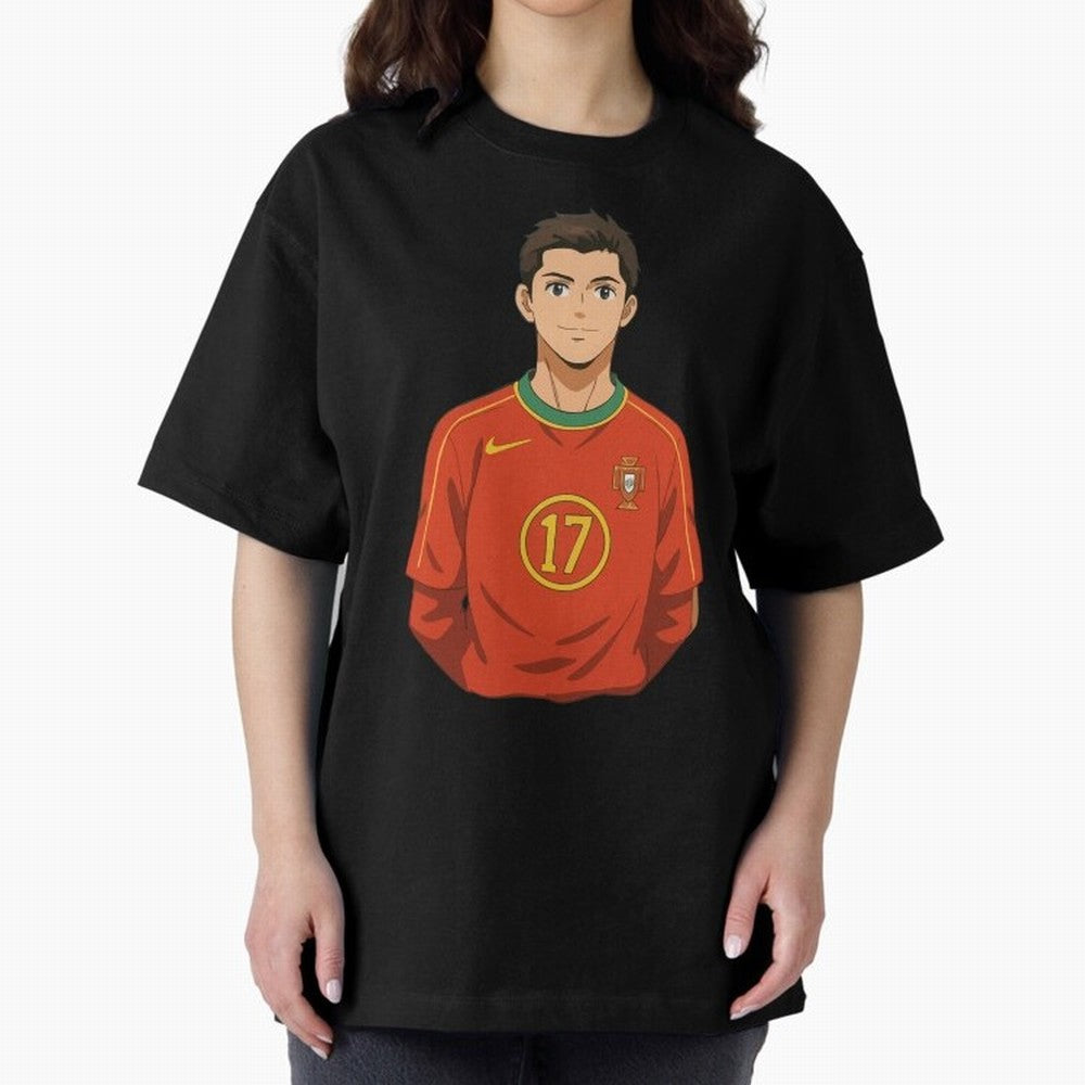 Ronaldo Oversized T-Shirt Celebrate Every Goal in FIFA World Cup 2026 USA Canada Mexico Spirit, Driven by Netherlands, Cristiano Ronaldo, Haaland and CR7, Global Supporter Spirit, Legendary Goals, National Colors and Tournament Celebration; Built