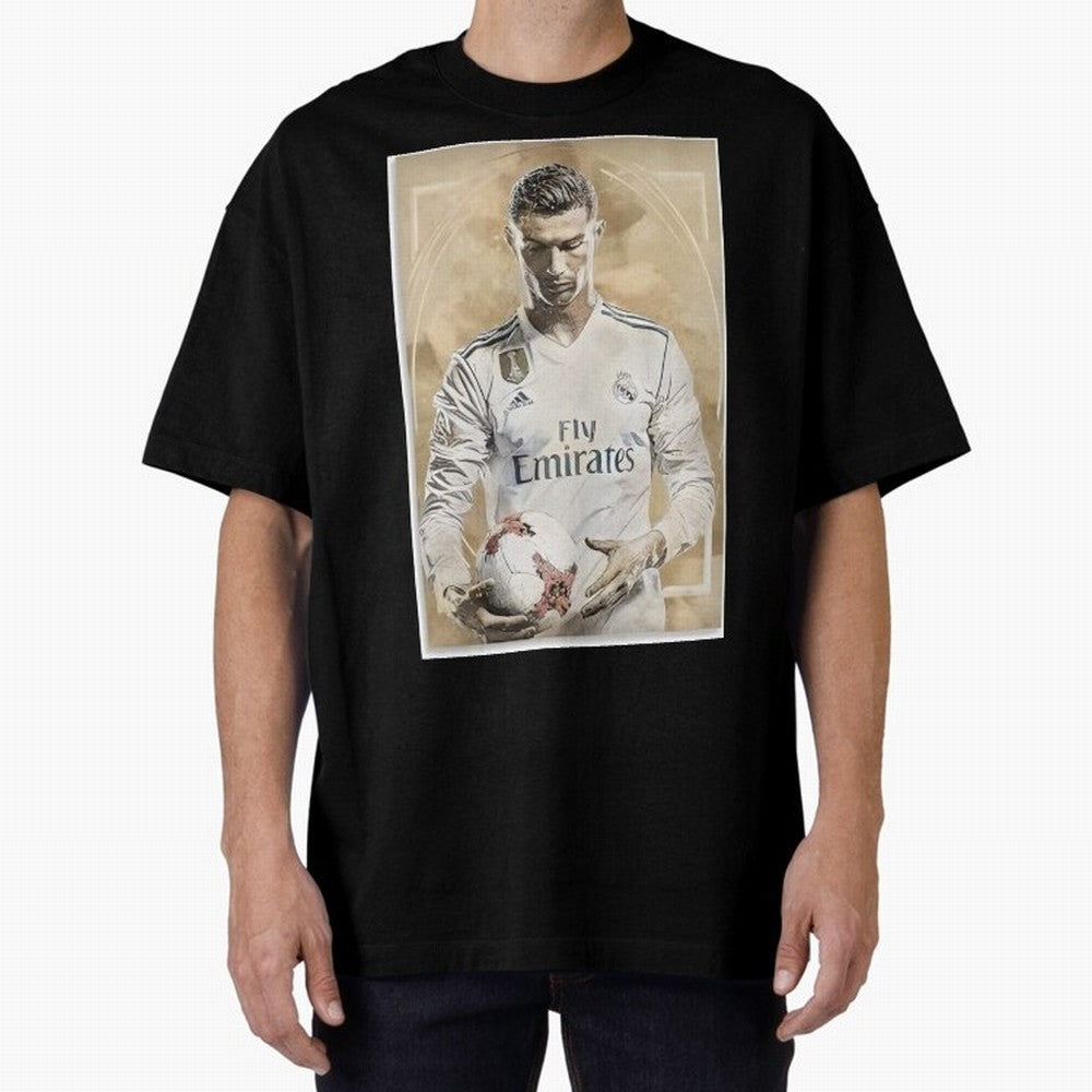 Cr7 Oversized T-Shirt Make Every Match About the FIFA World Cup 2026 Group Stage Journey through Messi, CR7 and Mbappe Highlights, Portugal Pride, Supporter Pride, Iconic Celebrations, Legendary Names and Global Match Day Energy; Great for Watch