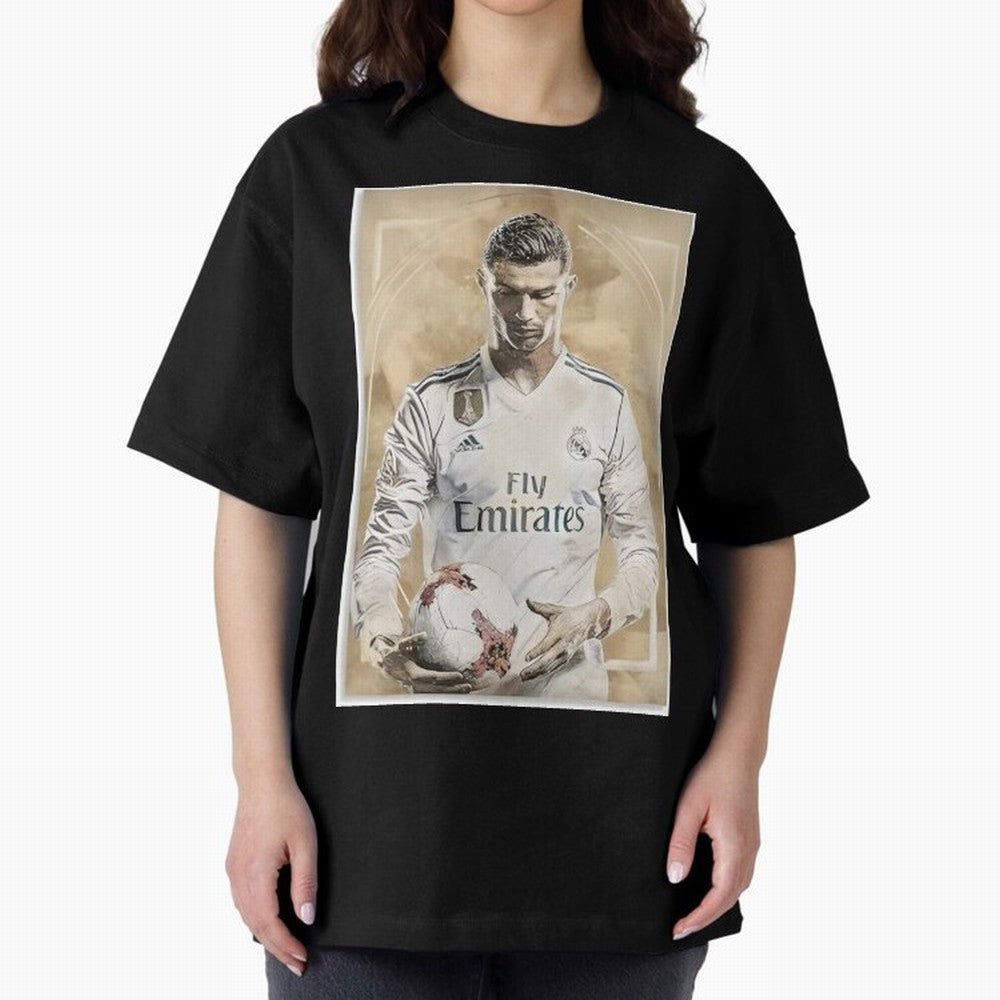 Cr7 Oversized T-Shirt Make Every Match About the FIFA World Cup 2026 Group Stage Journey through Messi, CR7 and Mbappe Highlights, Portugal Pride, Supporter Pride, Iconic Celebrations, Legendary Names and Global Match Day Energy; Great for Watch