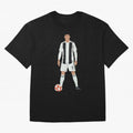 Ronaldo Stance Oversized T-Shirt Keep the Match Day Mood of FIFA World Cup 2026 USA Canada Mexico for Fans of Haaland and Brazil, Portugal and Argentina, Bringing Match Day Excitement, Supporter Culture, Golden Goals and Global Football Passion;