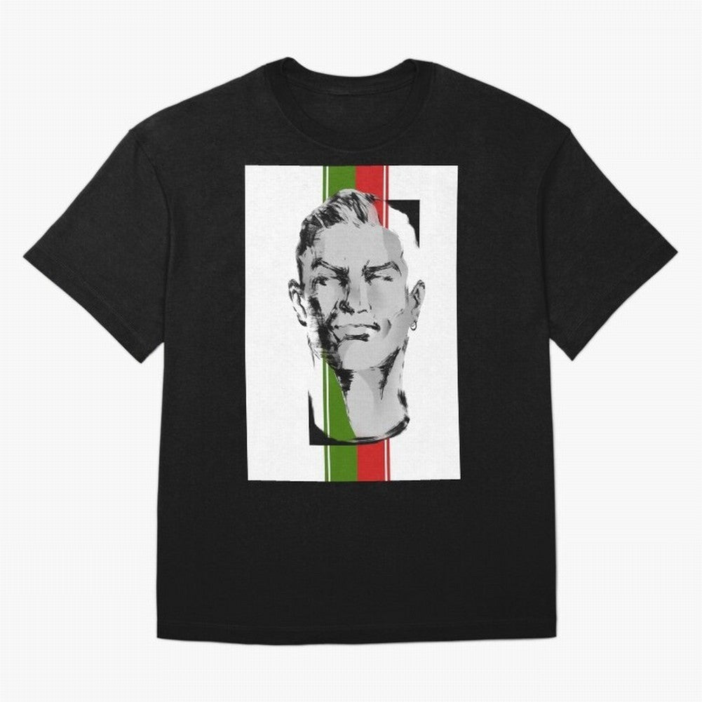 Cristiano Oversized T-Shirt Make Memories around Match Day Hype around FIFA World Cup 2026 Group Stage, Messi, France, Vintage Soccer Flavor, Modern Football Stars, National Flags and Final Night Emotion; Built for Supporters Chasing Trophy Dreams,