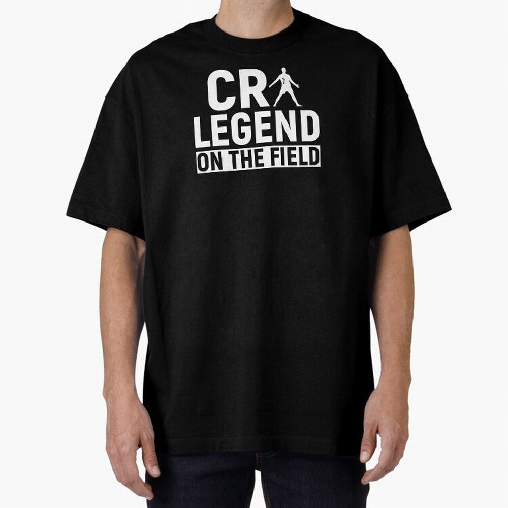 Cr7 Legend On The Field Oversized T-Shirt Bring Retro Soccer Energy to Global Football Passion for FIFA World Cup 2026 Group Stage, Inspired by Mbappe, Spain and Netherlands, Soccer Culture, Superstar Moments, National Team Dreams and Competitive