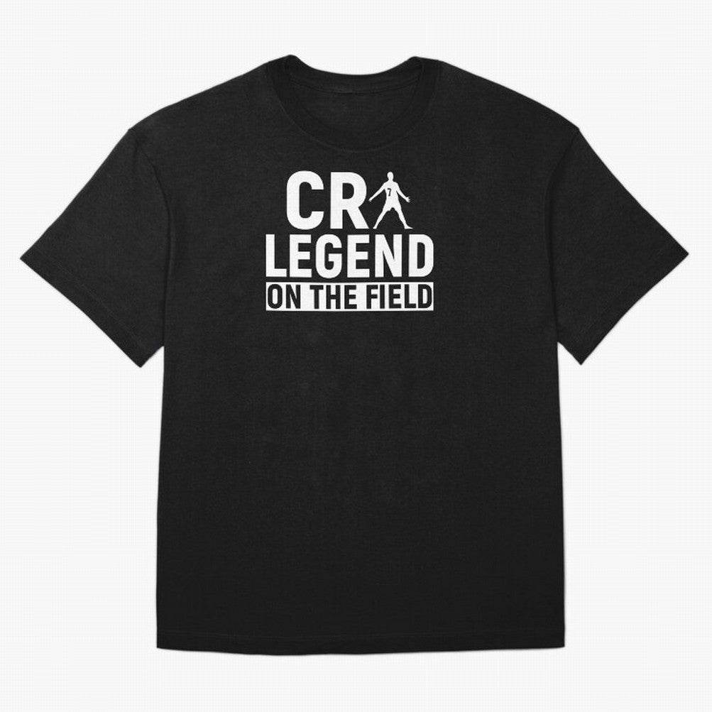 Cr7 Legend On The Field Oversized T-Shirt Bring Retro Soccer Energy to Global Football Passion for FIFA World Cup 2026 Group Stage, Inspired by Mbappe, Spain and Netherlands, Soccer Culture, Superstar Moments, National Team Dreams and Competitive