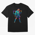 Ronaldo Cr7 Wpap Art Oversized T-Shirt Bring Global Tournament Vibes to Match Day Hype around FIFA World Cup 2026, CR7 and Messi, Germany, Tournament Hype, Historic Matchups, Family Viewing Parties and Global Sports Pride; Perfect for Fans,