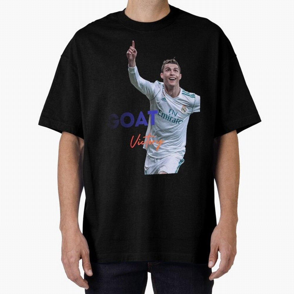 Goat CR7 MIndset Oversized T-Shirt Stand Out with Spirit from the FIFA World Cup 2026 Journey through CR7 Highlights, Netherlands Pride, Football Festival Excitement, Trophy Ambitions, Country Rivalries and Star Player Buzz; Perfect for Supporters