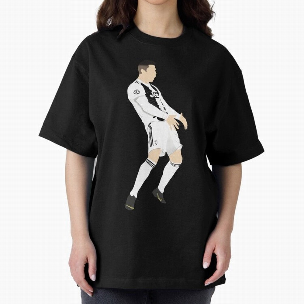 Cristiano Ronaldo Vs Atltico Oversized T-Shirt Represent the Passion of the FIFA World Cup 2026 USA Canada Mexico Journey through Messi, CR7 and Mbappe Highlights, Portugal Pride, Retro Football Energy, Iconic Rivalries, Trophy Chase Drama and