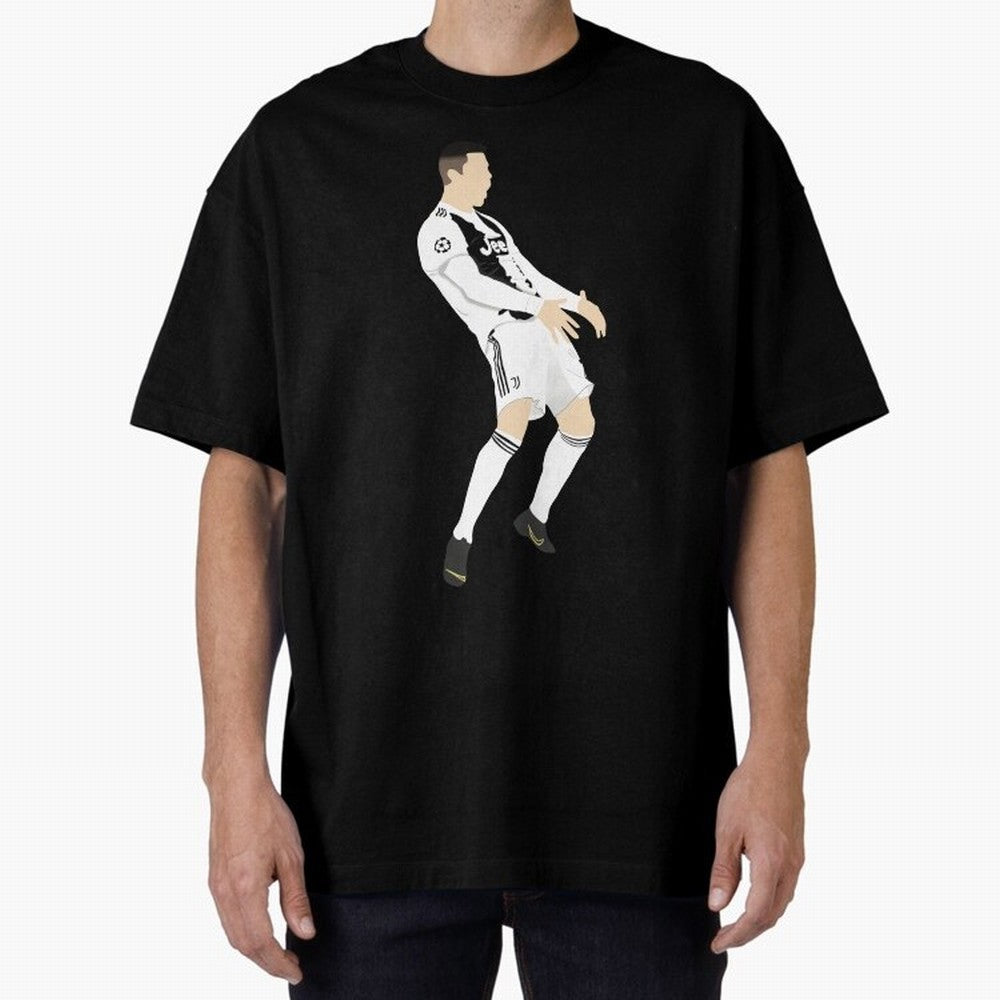 Cristiano Ronaldo Vs Atltico Oversized T-Shirt Represent the Passion of the FIFA World Cup 2026 USA Canada Mexico Journey through Messi, CR7 and Mbappe Highlights, Portugal Pride, Retro Football Energy, Iconic Rivalries, Trophy Chase Drama and