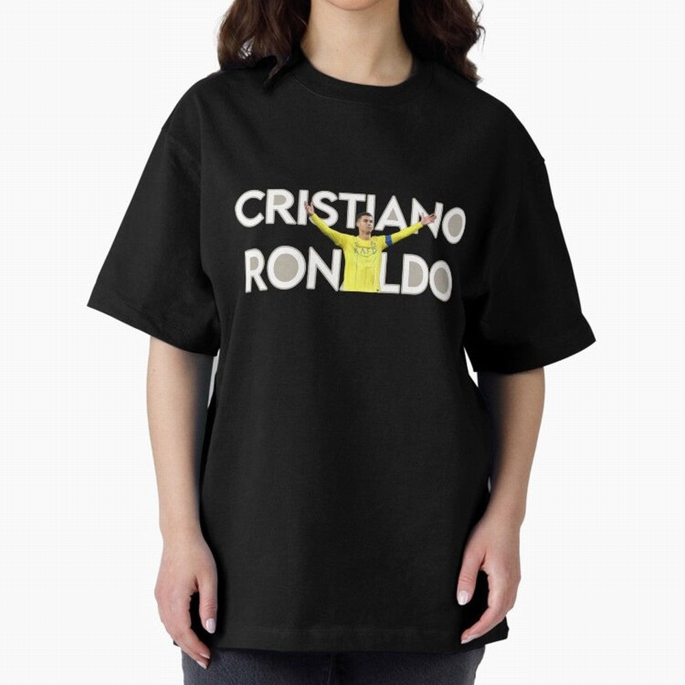 Cristiano Ronaldo Oversized T-Shirt Unlock Global Football Passion for FIFA World Cup 2026 USA Canada Mexico, Featuring Neymar, England, France and Netherlands, Fan Favorite Moments, National Team Passion, Big Match Drama and Soccer History;