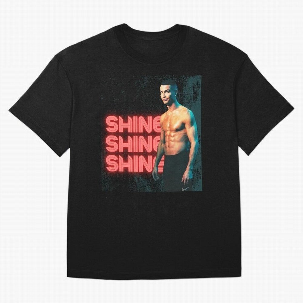 Cristiano Ronaldo Shine Oversized T-Shirt Unlock the FIFA World Cup 2026 Group Stage Journey through Haaland and Mbappe Highlights, England Pride, Football Passion, Legendary Performances, Festival Vibes and Supporter Community; Great for Watch