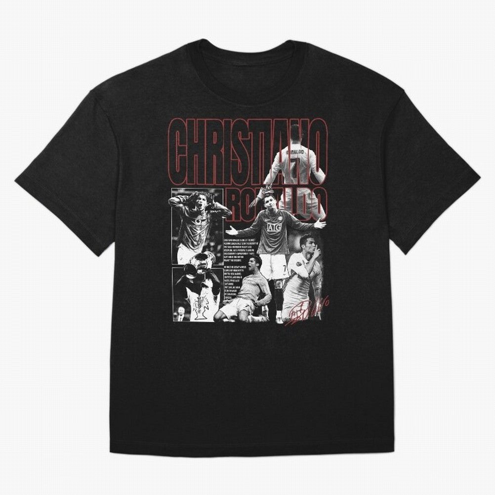 Cristiano Ronaldo Vintage Graphic Oversized T-Shirt Bring Match Day Fire to FIFA World Cup 2026 Group Stage Spirit, Built around Spain, Neymar, Match Day Excitement, Supporter Culture, Golden Goals and Global Football Passion; Perfect for People