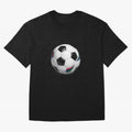 Kick Power Football Design | Classic Soccer Ball Sports Artwork Oversized T-Shirt Create FIFA World Cup 2026 Spirit, with Portugal, Messi, Neymar and Mbappe, Championship Spirit, Famous Goals, Roaring Crowds and International Football Unity;