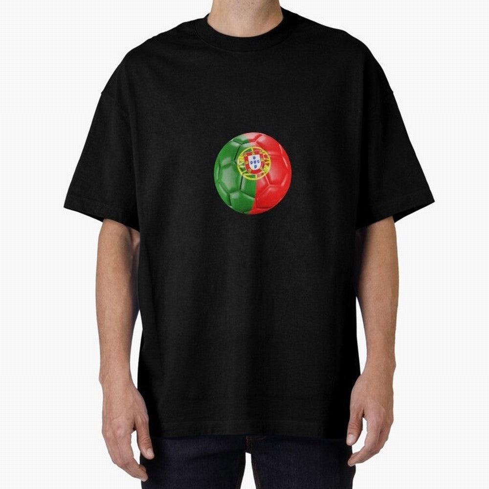 Portugal Oversized T-Shirt Remember FIFA World Cup 2026 Featuring Haaland, France Energy, Supporter Pride, Iconic Celebrations, Legendary Names and Global Match Day Energy; Made for Die Hard Supporters, Soccer Lovers, Game Day Photos and