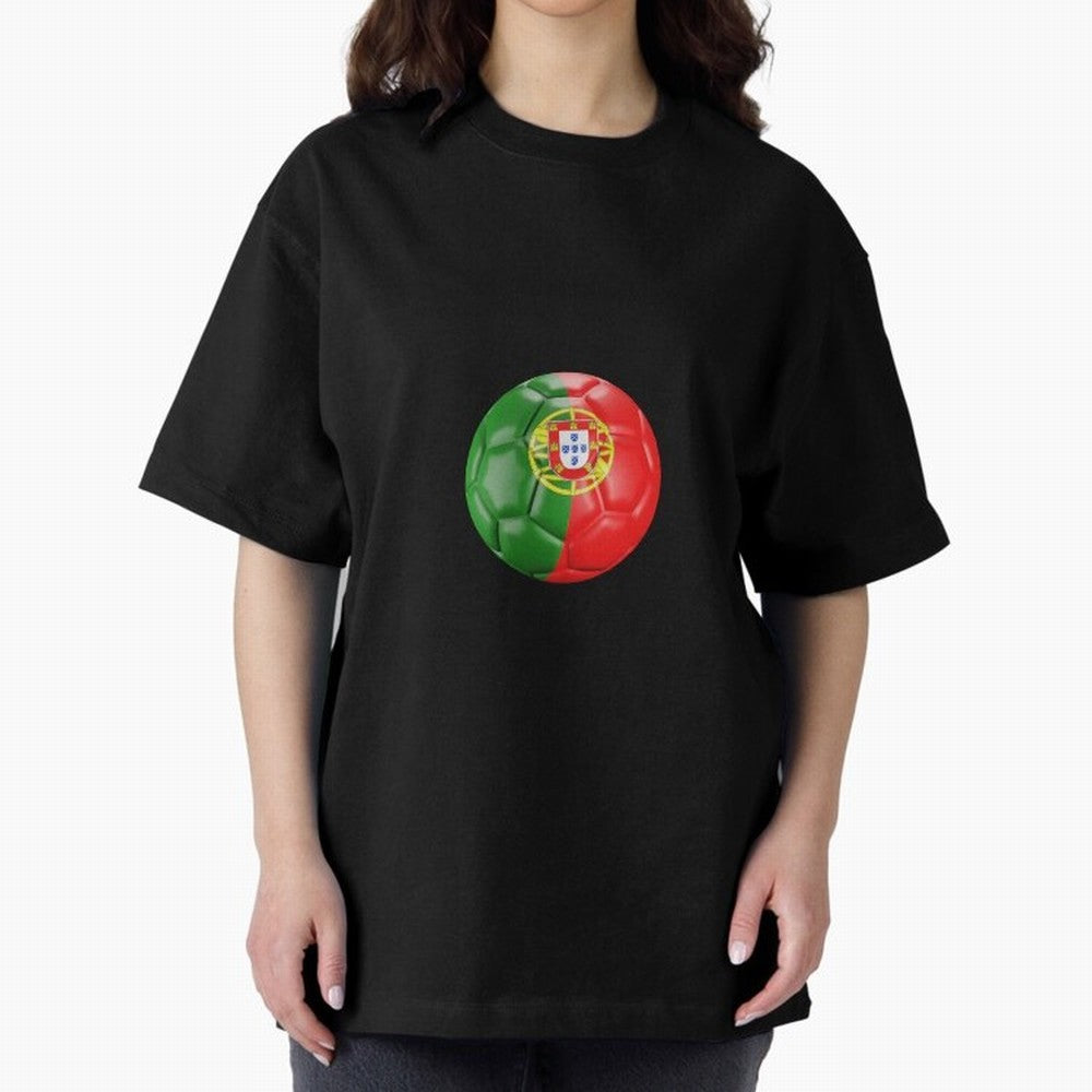 Portugal Oversized T-Shirt Remember FIFA World Cup 2026 Featuring Haaland, France Energy, Supporter Pride, Iconic Celebrations, Legendary Names and Global Match Day Energy; Made for Die Hard Supporters, Soccer Lovers, Game Day Photos and
