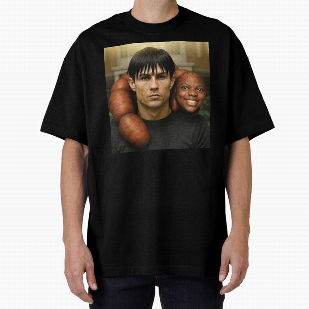 Ronaldo and Speed Oversized T-Shirt Live the Energy of FIFA World Cup 2026 for Fans of Messi, Neymar and Mbappe and Brazil, Portugal and Argentina, Bringing Vintage Soccer Flavor, Modern Football Stars, National Flags and Final Night Emotion;