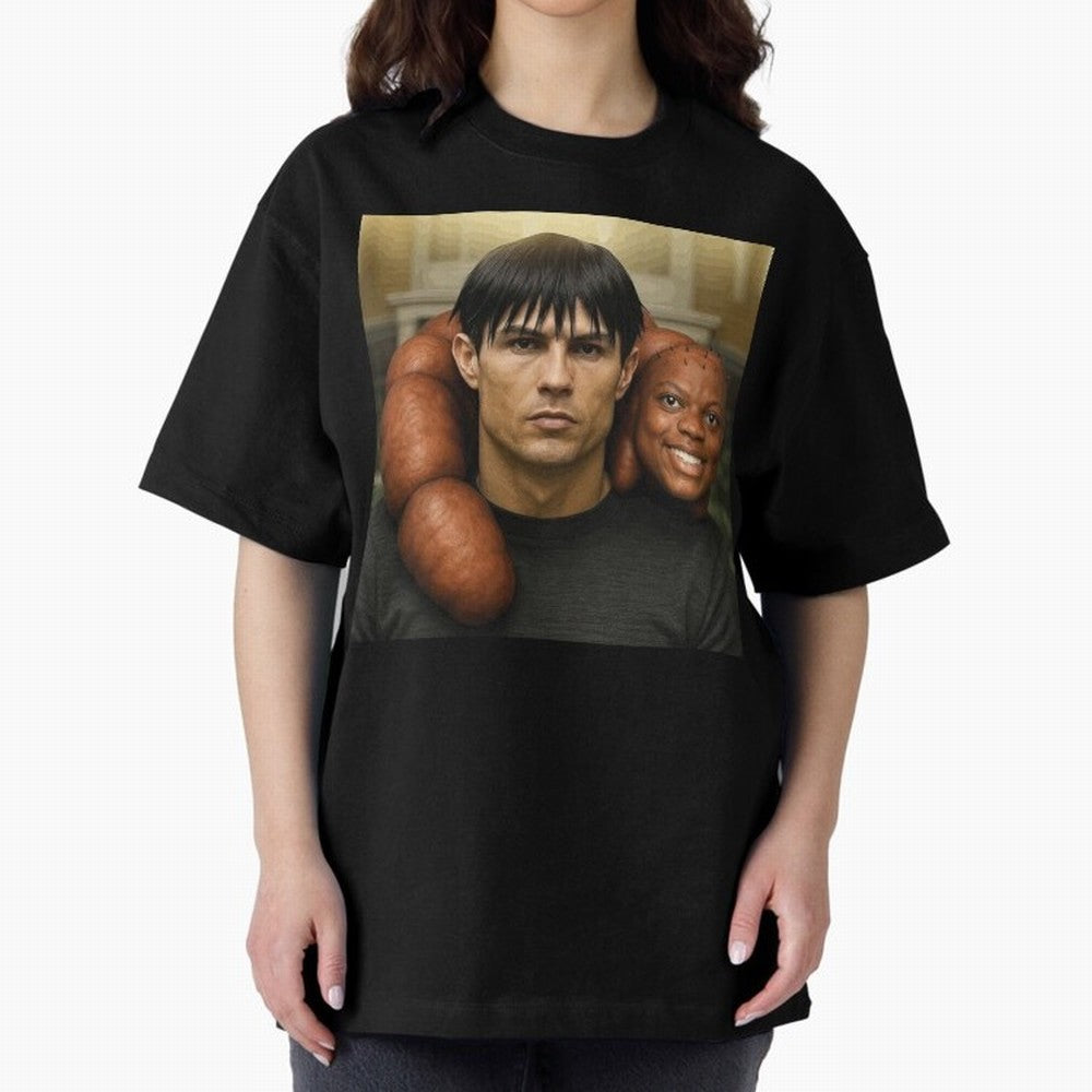 Ronaldo and Speed Oversized T-Shirt Live the Energy of FIFA World Cup 2026 for Fans of Messi, Neymar and Mbappe and Brazil, Portugal and Argentina, Bringing Vintage Soccer Flavor, Modern Football Stars, National Flags and Final Night Emotion;